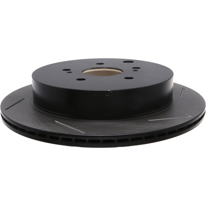 StopTech Sport Slotted Brake Rotor; Rear Left