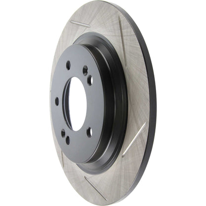 StopTech Slotted Sport Brake Rotor 13-15 Kia Optima w/ Electric Parking Brake - Rear Driver Side 126.50029SL