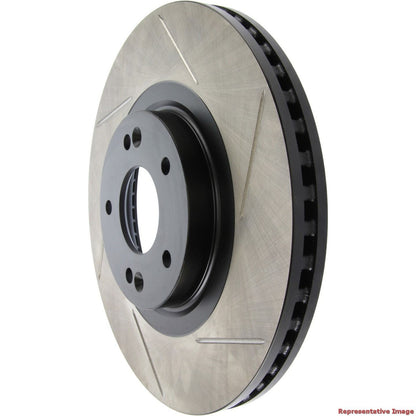 StopTech Sport Slotted Brake Rotor; Front Left