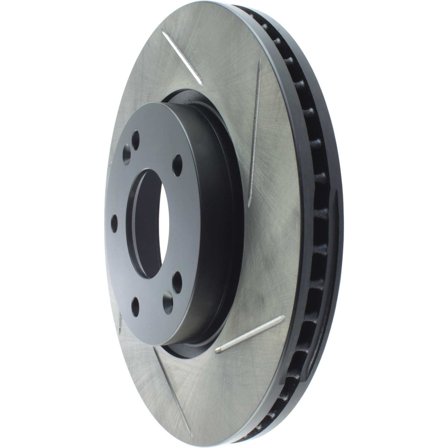 StopTech Power Slot 03-08 Hyundai Tiburon / 06-10 Kia Optima/12 Soul Front Left Slotted Rotor 126.51015SL