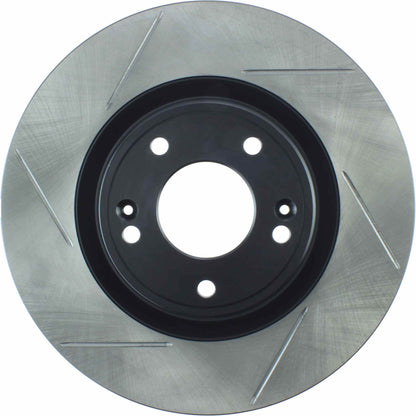 StopTech Power Slot 10 Hyundai Genesis Coupe Non-Track Front Right Slotted Rotor 126.51038SR
