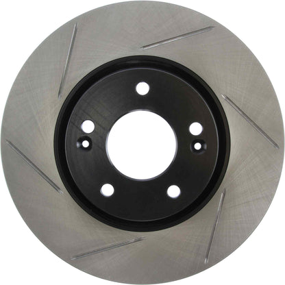 StopTech 11-13 Kia Sorento Slotted Sport Brake Rotor Front Right 126.51040SR