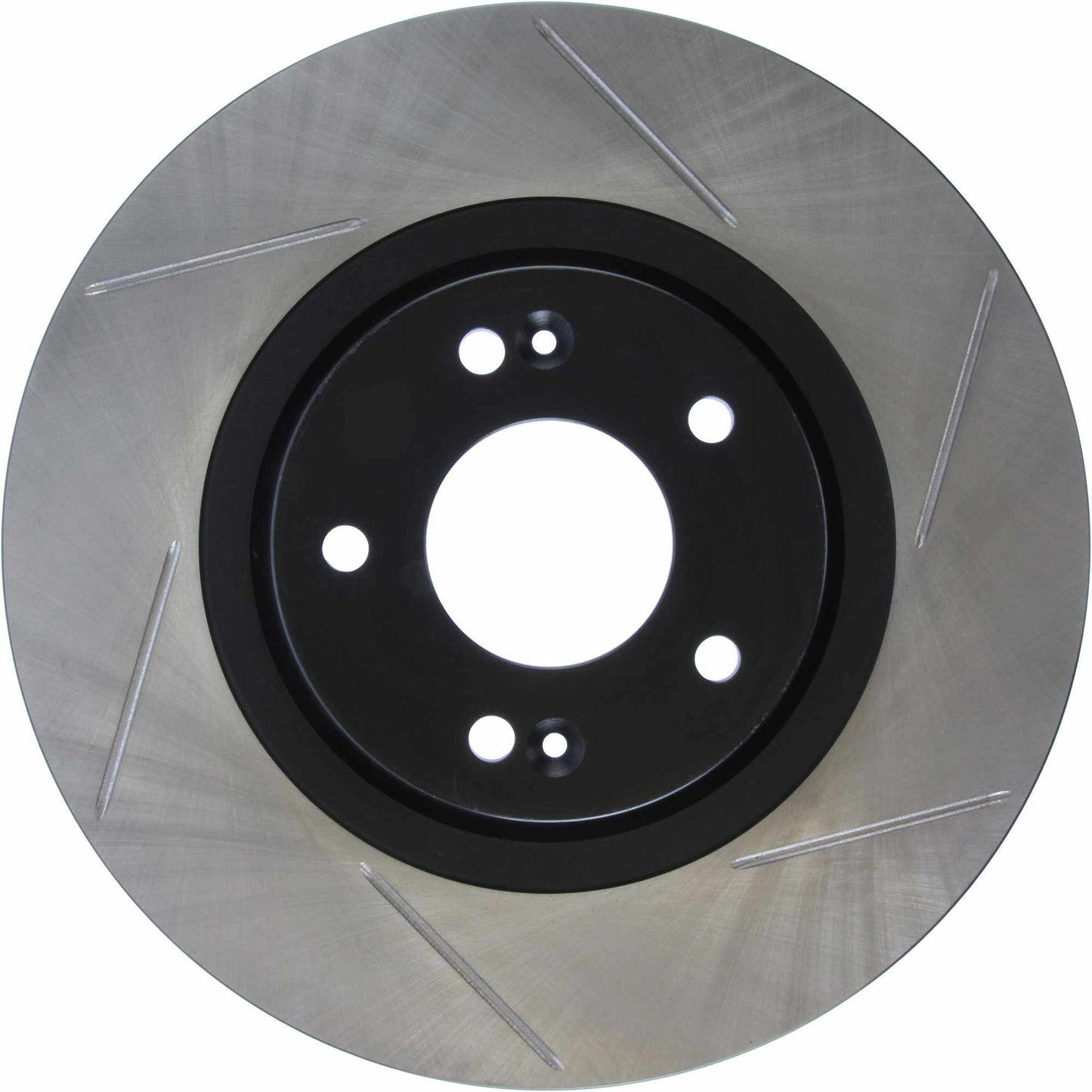 StopTech 13-16 Hyundai Santa Fe/ 14-15 Kia Sorento Power Slot Slotted Left Front Rotor 126.51052SL