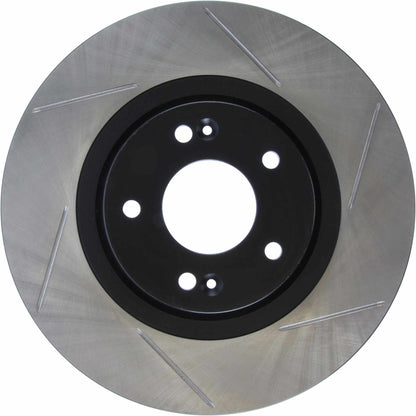 StopTech 13-16 Hyundai Santa Fe/ 14-15 Kia Sorento Power Slot Slotted Left Front Rotor 126.51052SL