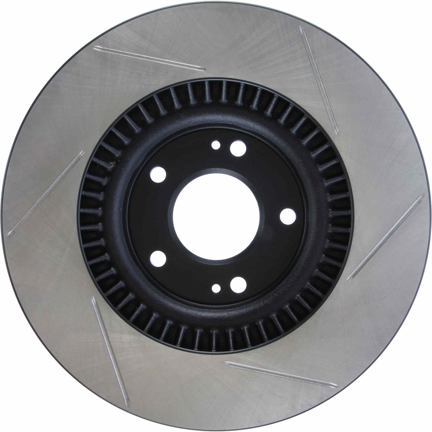 StopTech 13-16 Hyundai Santa Fe/ 14-15 Kia Sorento Power Slot Slotted Right Front Rotor 126.51052SR