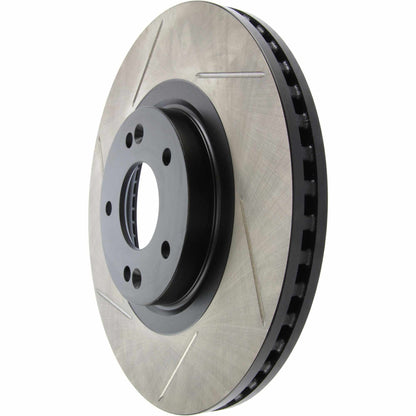 StopTech 13-16 Hyundai Santa Fe/ 14-15 Kia Sorento Power Slot Slotted Right Front Rotor 126.51052SR