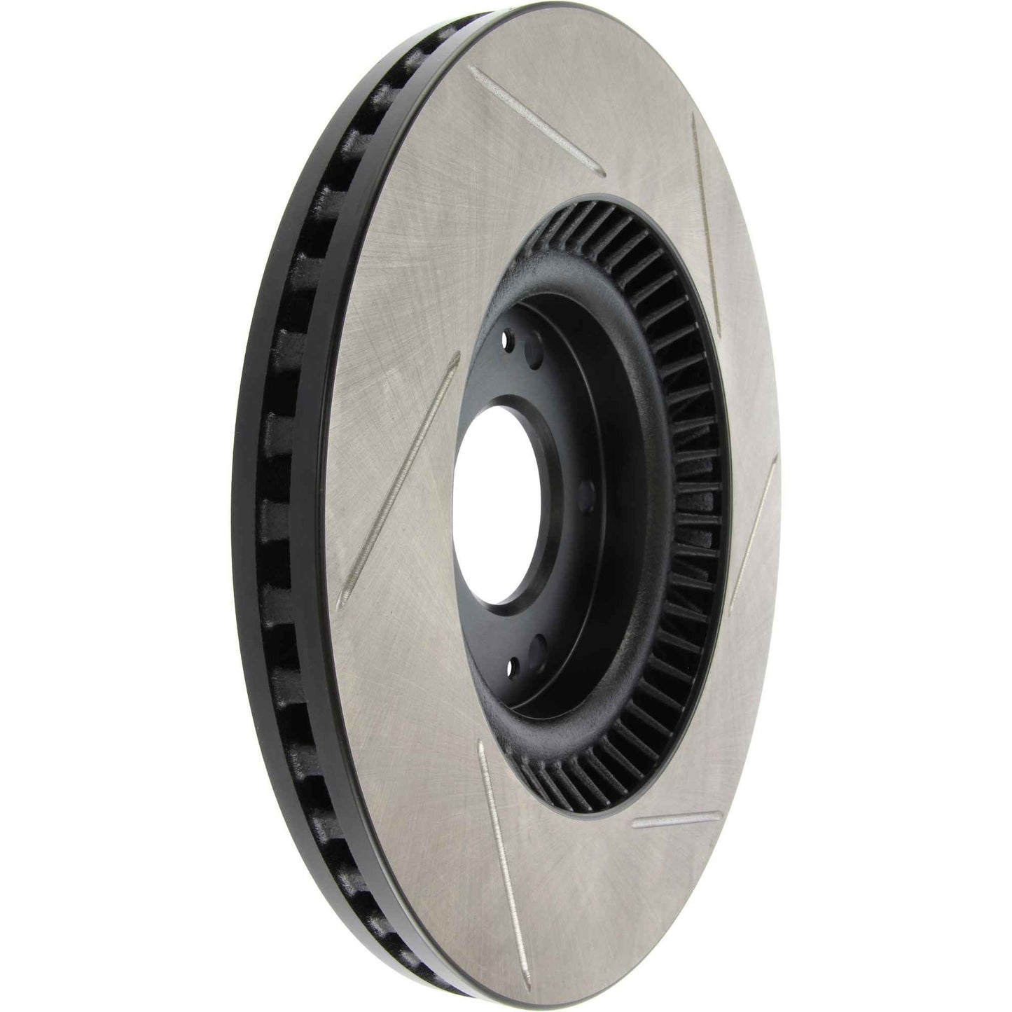 StopTech 13-16 Hyundai Santa Fe/ 14-15 Kia Sorento Power Slot Slotted Right Front Rotor 126.51052SR