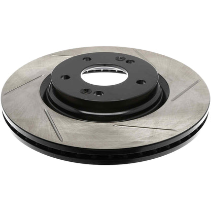 StopTech Sport Slotted Brake Rotor; Front Left
