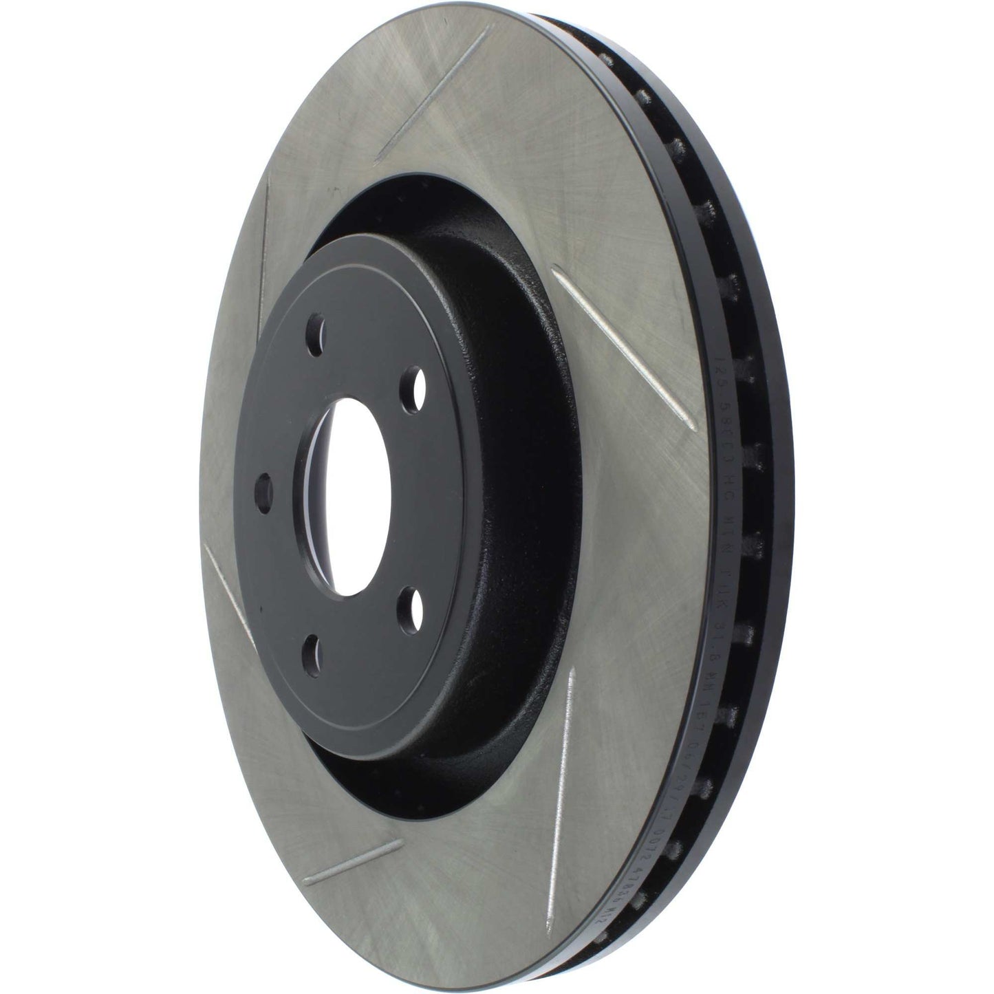StopTech Sport Slotted Brake Rotor; Front Right