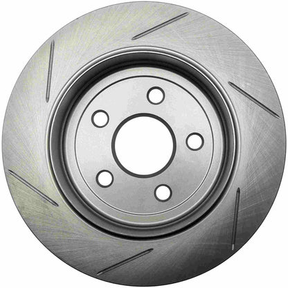 StopTech Slotted Sport Brake Rotor 11-15 Jeep Grand Cherokee (Exludes SRT8) 126.58005SL