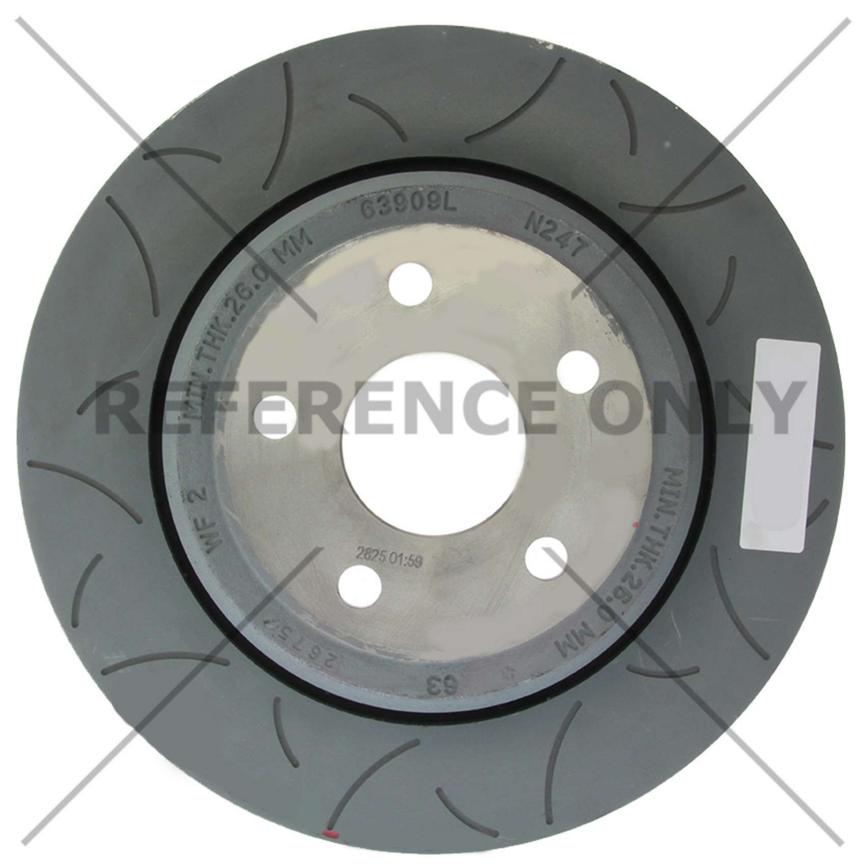 StopTech Premium OE Style Slotted Brake Rotor 126.58009