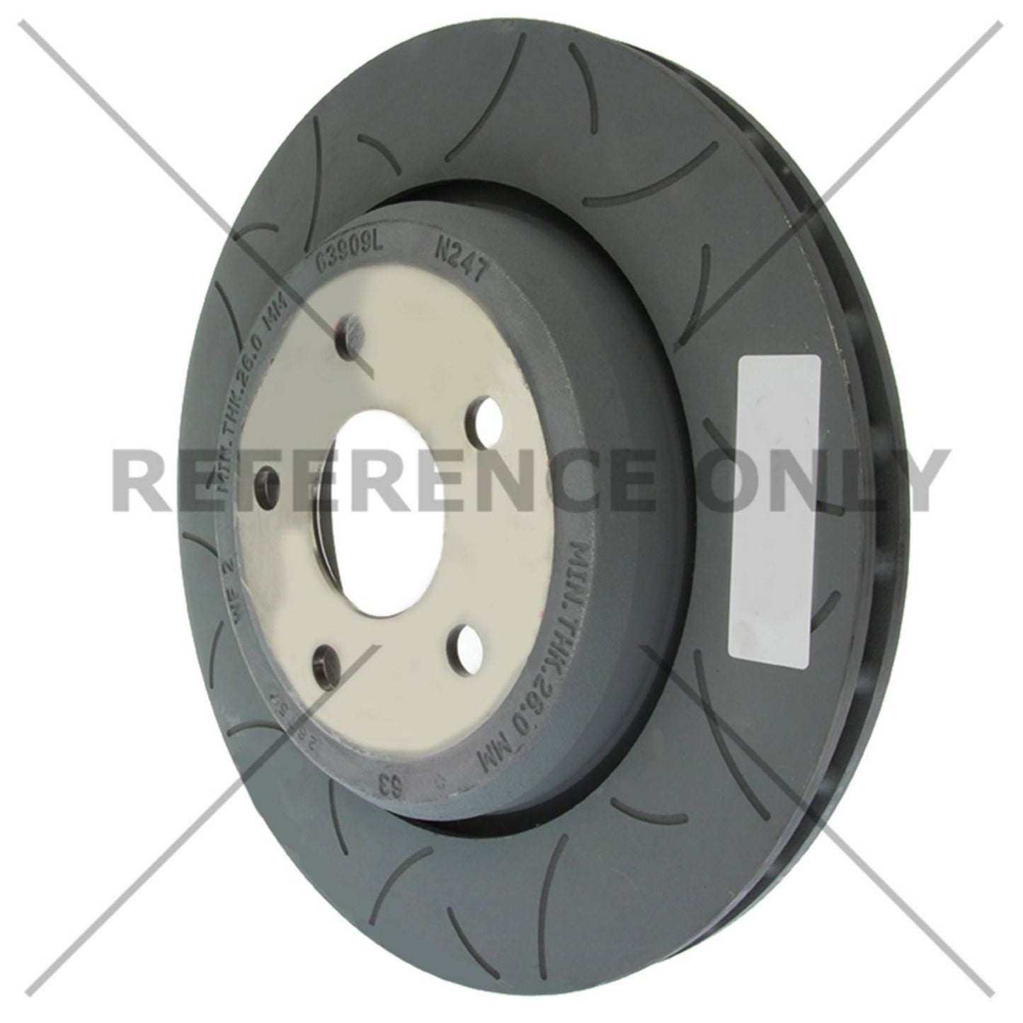 Stoptech Centric 16-17 Jeep Grand Cherokee Premium OE Design Slotted Brake Rotor - Rear 126.58009