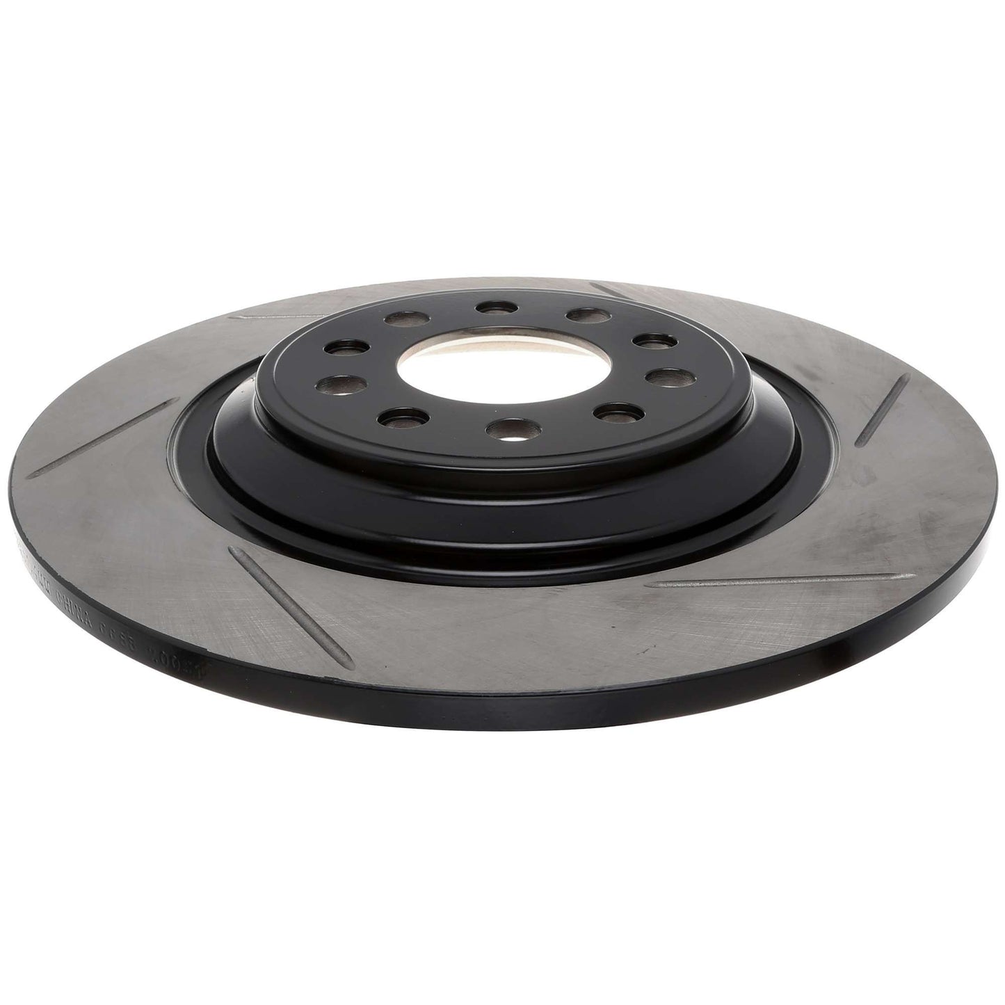 StopTech Sport Slotted Brake Rotor; Rear Left