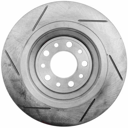 StopTech Sport Slotted Brake Rotor; Rear Left