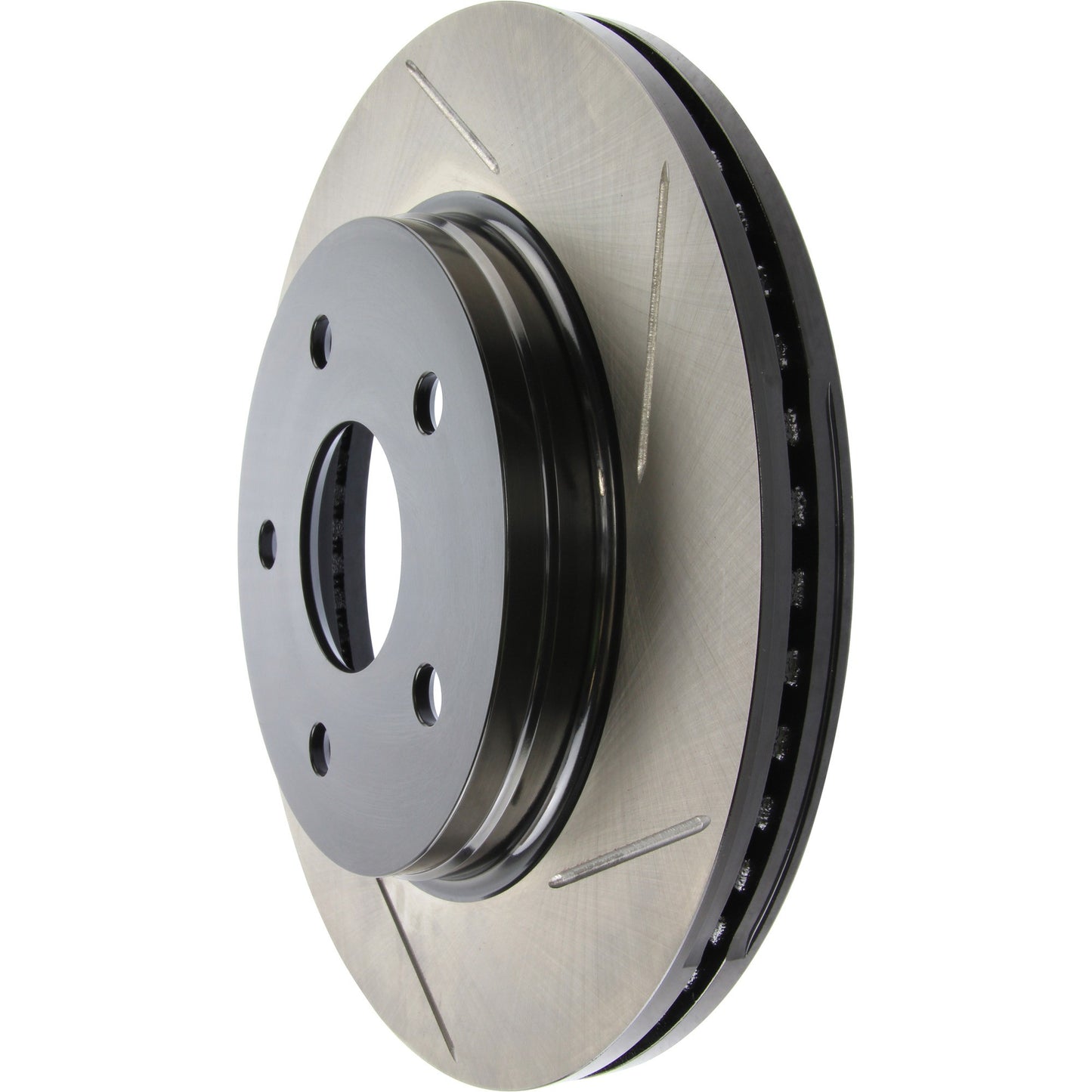 StopTech Sport Slotted Brake Rotor; Front Left