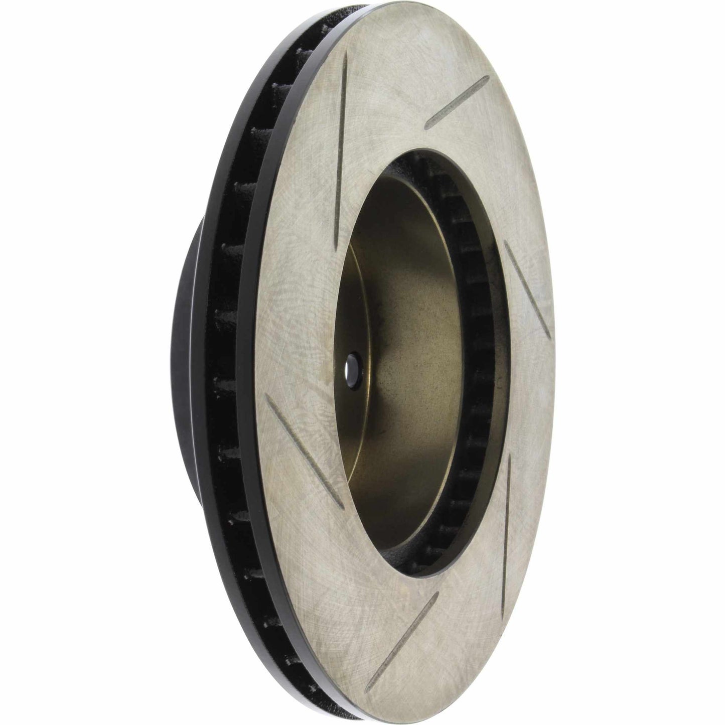 StopTech Sport Slotted Brake Rotor; Rear Left
