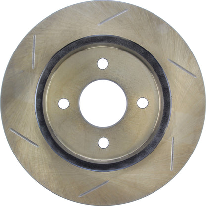 StopTech Sport Slotted Brake Rotor; Rear Left