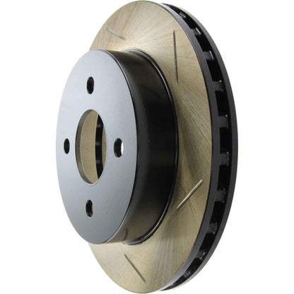 StopTech Sport Slotted Brake Rotor; Rear Left
