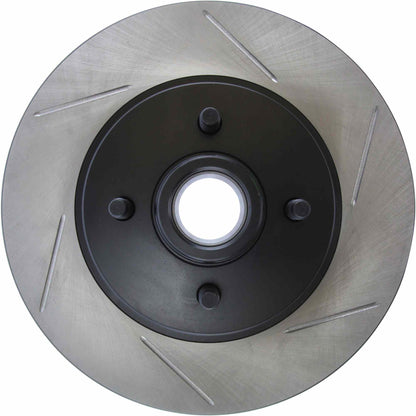 StopTech Power Slot 90-93 Ford Mustang 8cy (Exc Cobra Rear Disc) Front Left Slotted Cryo Rotor 126.61026CSL