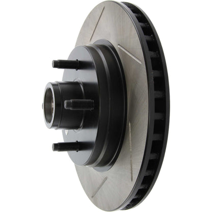 StopTech Power Slot 90-93 Ford Mustang 8cy (Exc Cobra Rear Disc) Front Right Slotted Cryo Rotor 126.61026CSR