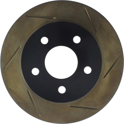 StopTech Sport Slotted Brake Rotor; Rear Left