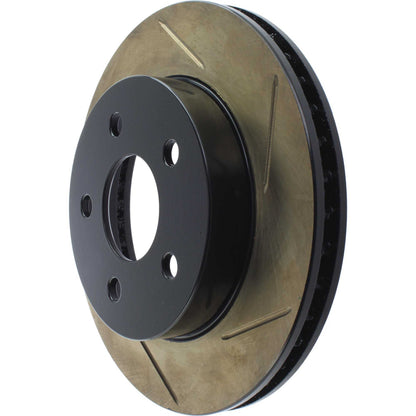 StopTech Sport Slotted Brake Rotor; Rear Left