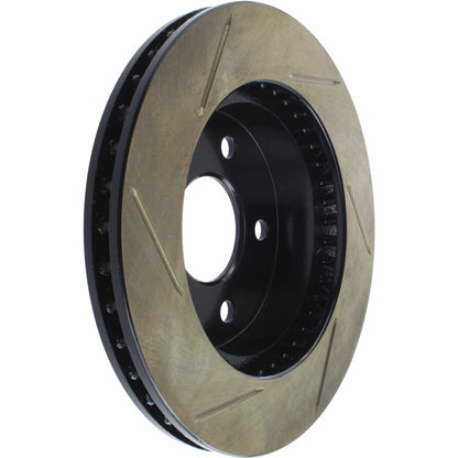 StopTech Sport Slotted Brake Rotor; Rear Left