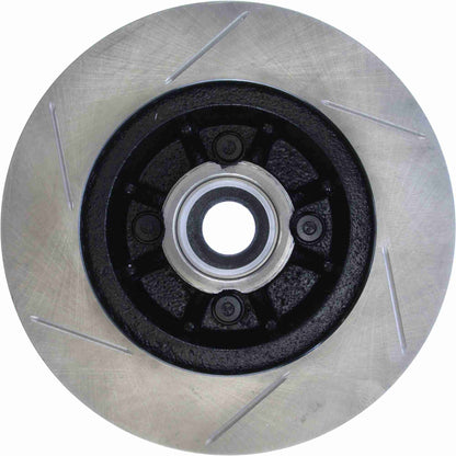 StopTech Power Slot 1993 Ford Mustang SVT Cobra/ SVT Cobra R Front Left Slotted Cryo Rotor 126.61054CSL