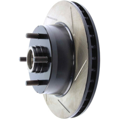 StopTech Power Slot 1993 Ford Mustang SVT Cobra/ SVT Cobra R Front Left Slotted Cryo Rotor 126.61054CSL