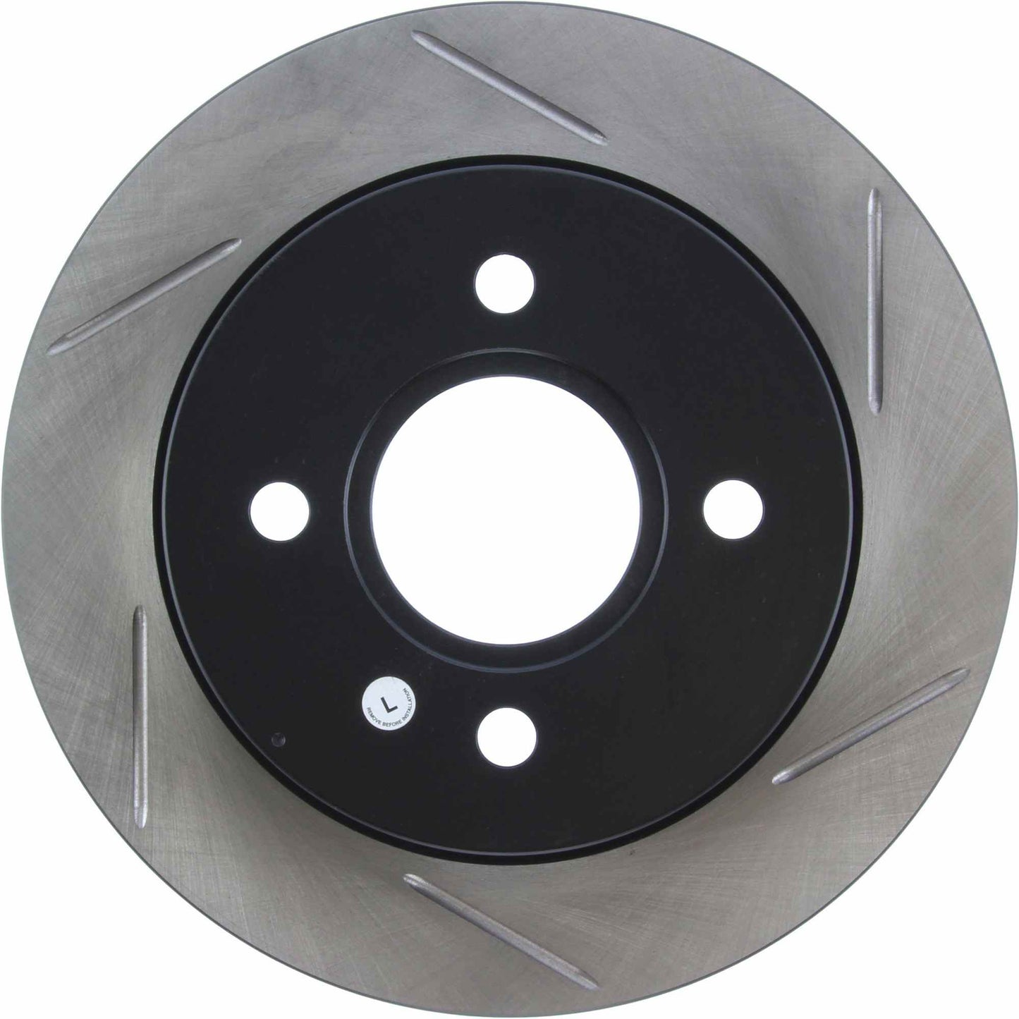 StopTech Power Slot 14-19 Ford Fiesta / 01-07 Ford Focus Slotted Left Rear Cryo Rotor 126.61070CSL