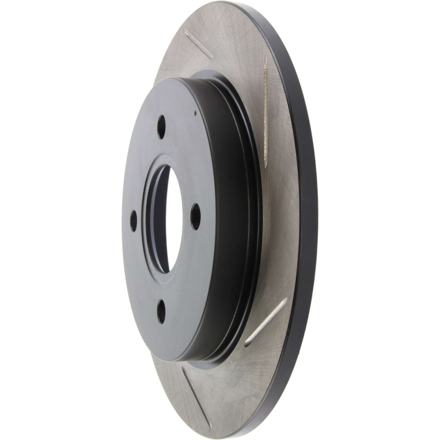 StopTech Power Slot 14-19 Ford Fiesta / 01-07 Ford Focus Slotted Left Rear Cryo Rotor 126.61070CSL