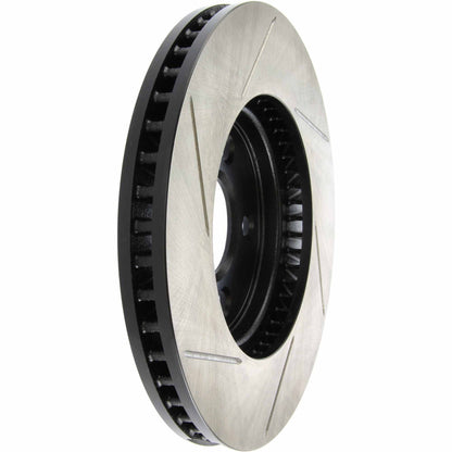 StopTech Power Slot 05-09 Mustang Cobra/Mach 1 V6 4.0L (Exc ABS) Front Left Slotted CRYO-STOP Rotor 126.61085CSL