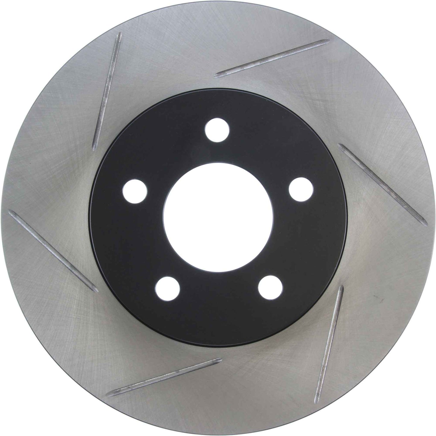 StopTech Power Slot 05-09 Ford Mustang Cobra/Mach 1 V6 4.0L (Exc ABS) Front Right Slotted Rotor 126.61085SR