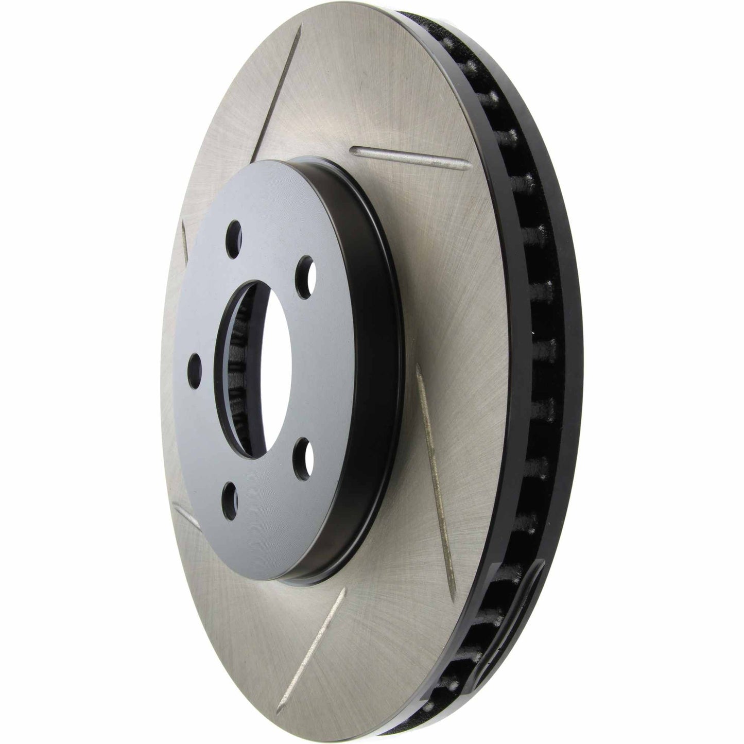StopTech Power Slot 05-09 Ford Mustang Cobra/Mach 1 V6 4.0L (Exc ABS) Front Right Slotted Rotor 126.61085SR