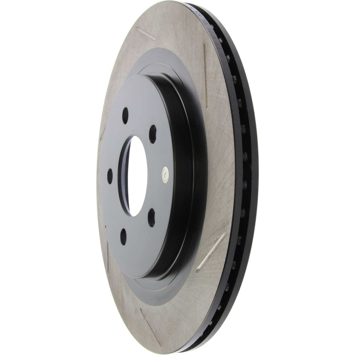StopTech Power Slot 05-10 Mustang V6/4.0L / GT V8-4.6L Rear Left Slotted Rotor 126.61087SL