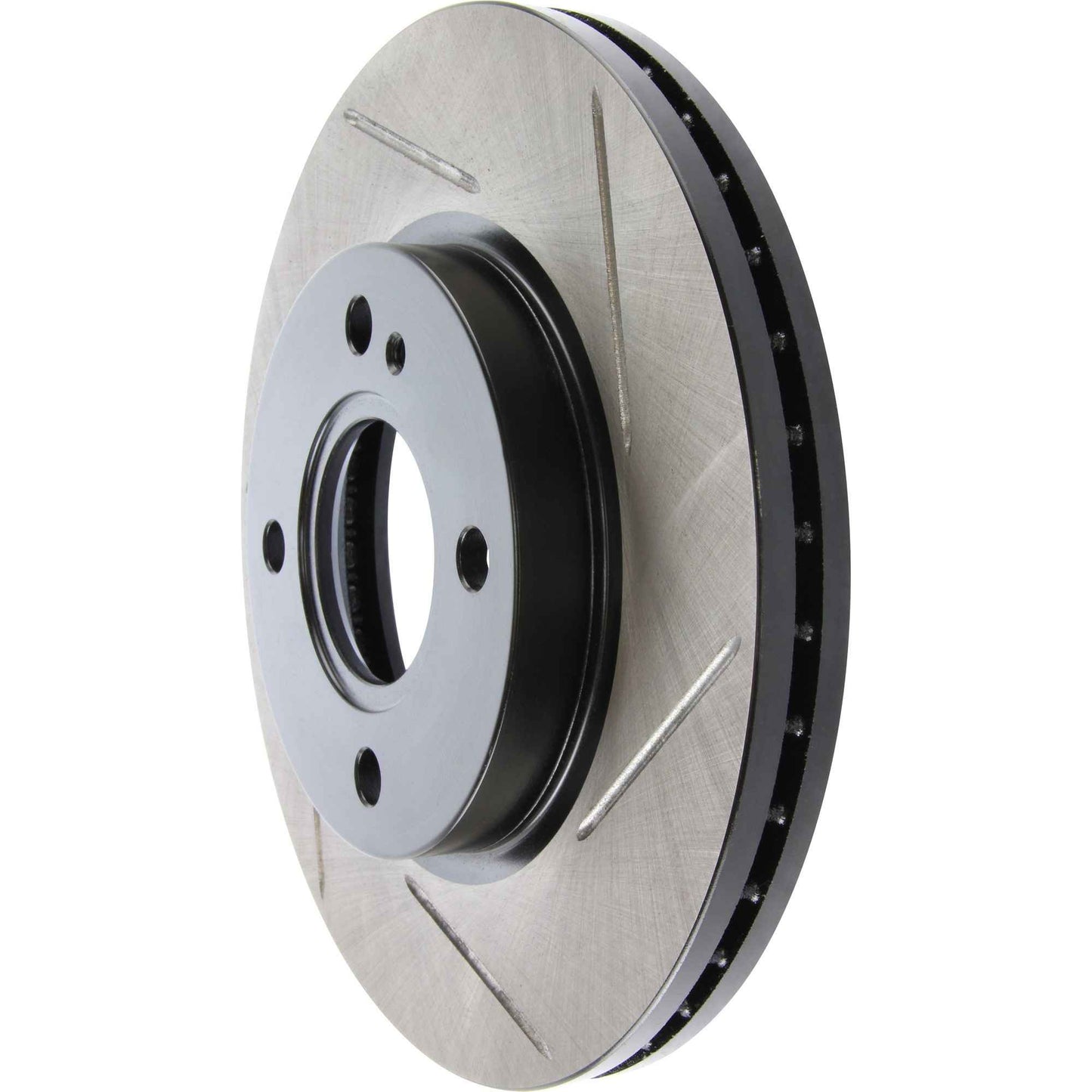 StopTech 2011-2013 Ford Fiesta 1.6L Slotted Left Front Rotor 126.61096SL
