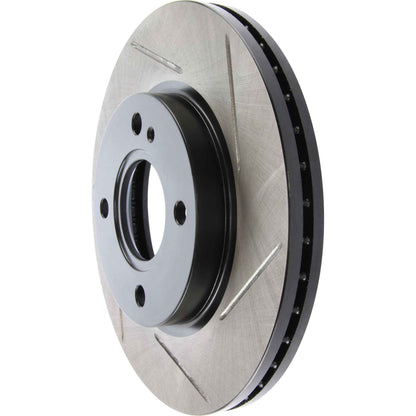 StopTech 2011-2013 Ford Fiesta 1.6L Slotted Left Front Rotor 126.61096SL