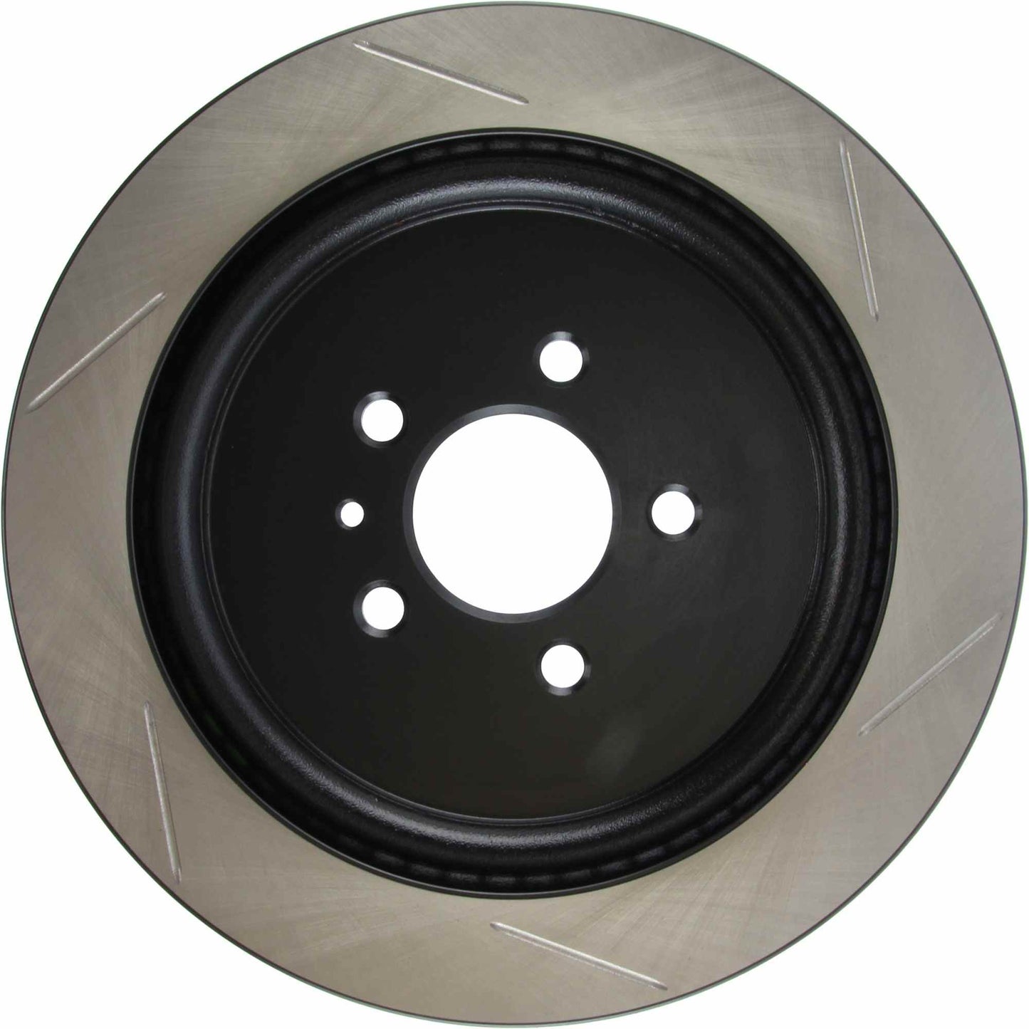StopTech Premium High Carbon 13-14 Ford Mustang/Shelby GT500 Right Rear Disc Slotted Brake Rotor 126.61105SR