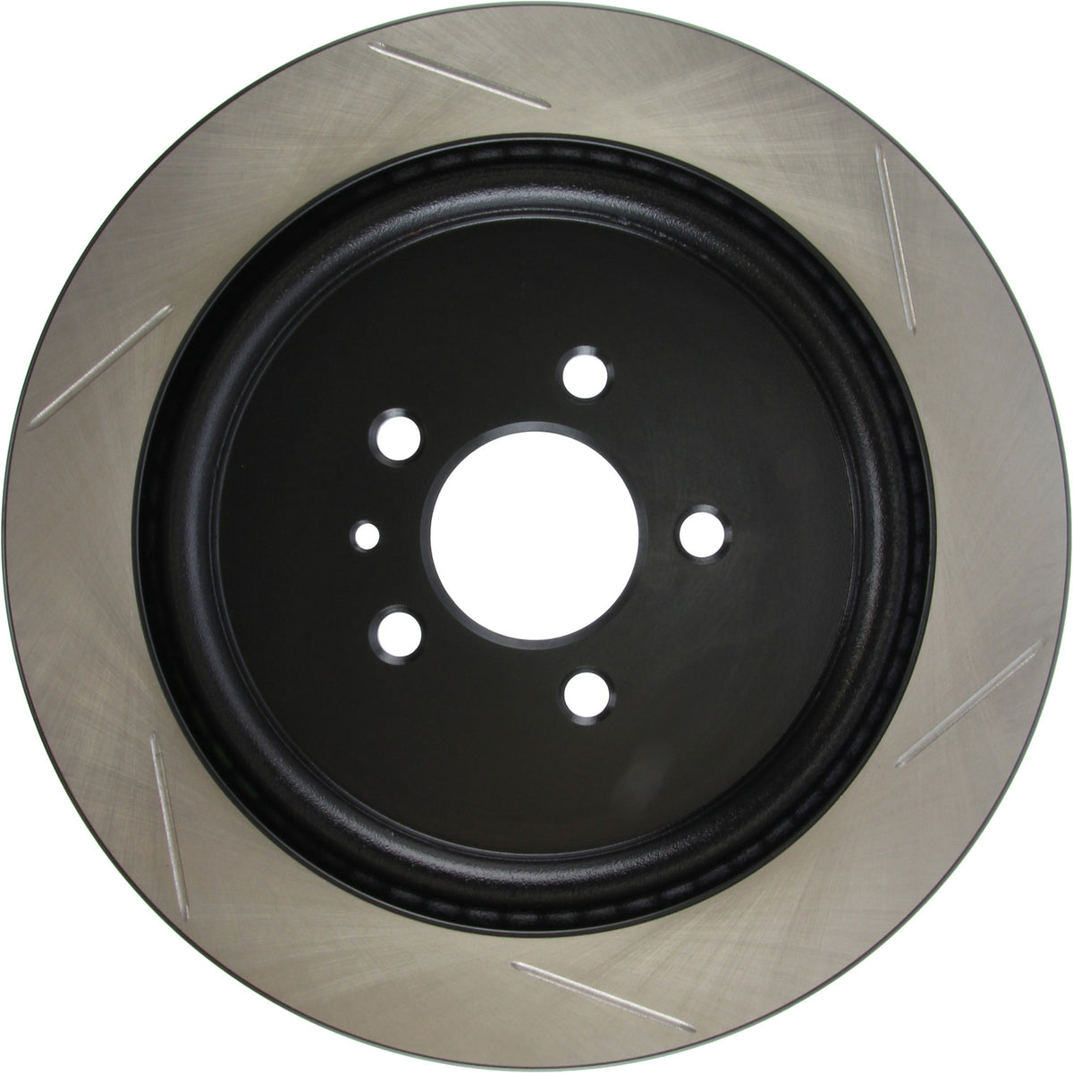 StopTech Premium High Carbon 13-14 Ford Mustang/Shelby GT500 Right Rear Disc Slotted Brake Rotor 126.61105SR