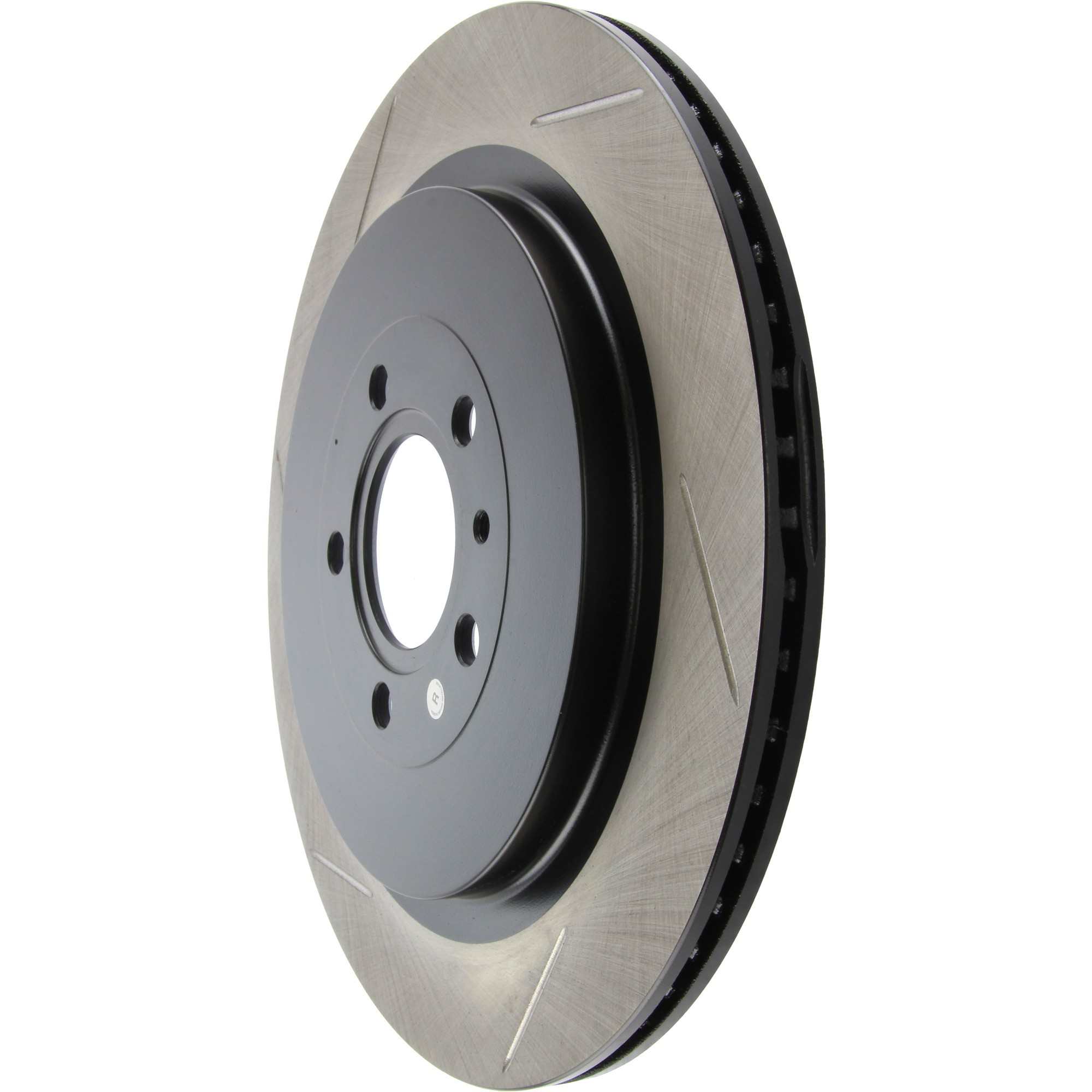 StopTech Premium High Carbon 13-14 Ford Mustang/Shelby GT500 Right Rear Disc Slotted Brake Rotor 126.61105SR