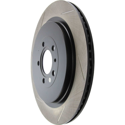 StopTech Premium High Carbon 13-14 Ford Mustang/Shelby GT500 Right Rear Disc Slotted Brake Rotor 126.61105SR