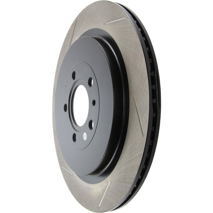 StopTech Premium High Carbon 13-14 Ford Mustang/Shelby GT500 Right Rear Disc Slotted Brake Rotor 126.61105SR