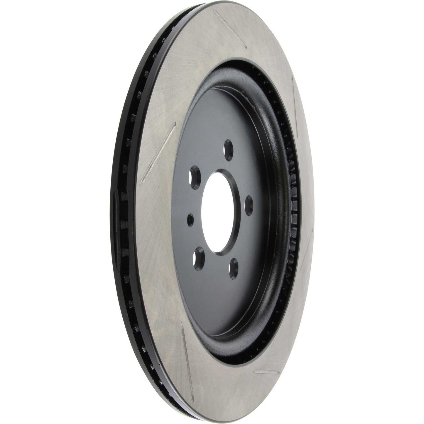 StopTech Premium High Carbon 13-14 Ford Mustang/Shelby GT500 Right Rear Disc Slotted Brake Rotor 126.61105SR