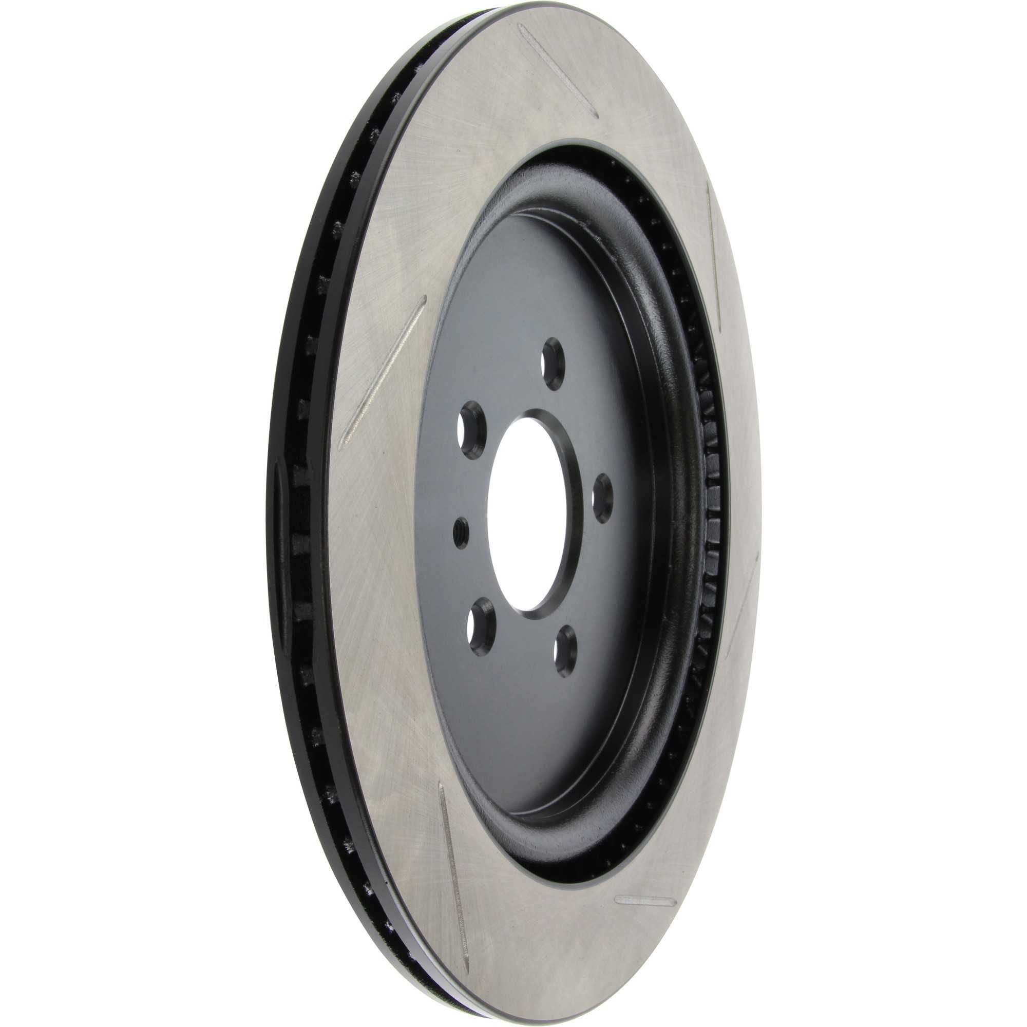 StopTech Premium High Carbon 13-14 Ford Mustang/Shelby GT500 Right Rear Disc Slotted Brake Rotor 126.61105SR