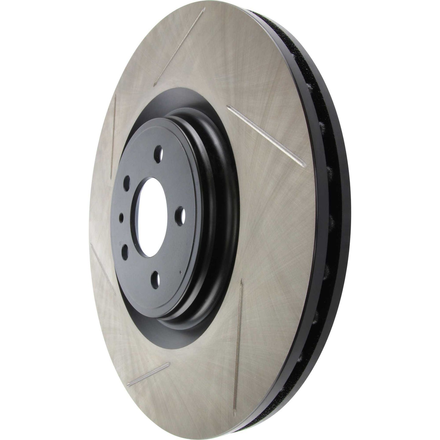 StopTech Premium High Carbon 13-14 Ford Mustang/Shelby GT500 Right Front Disc Slotted Brake Rotor 126.61106SR
