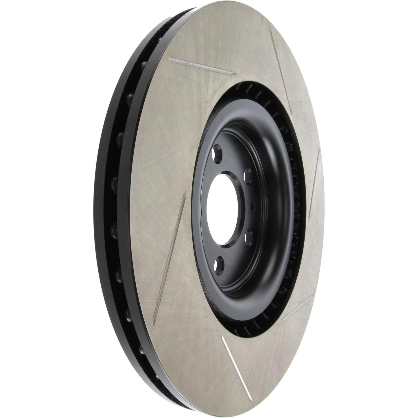 StopTech Premium High Carbon 13-14 Ford Mustang/Shelby GT500 Right Front Disc Slotted Brake Rotor 126.61106SR