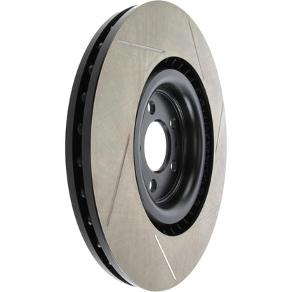 StopTech Premium High Carbon 13-14 Ford Mustang/Shelby GT500 Right Front Disc Slotted Brake Rotor 126.61106SR