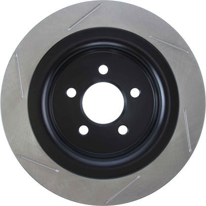 StopTech Sport Slot 15-18 Ford Mustang Rear Left Cryo Slotted Brake Rotor 126.61109CSL