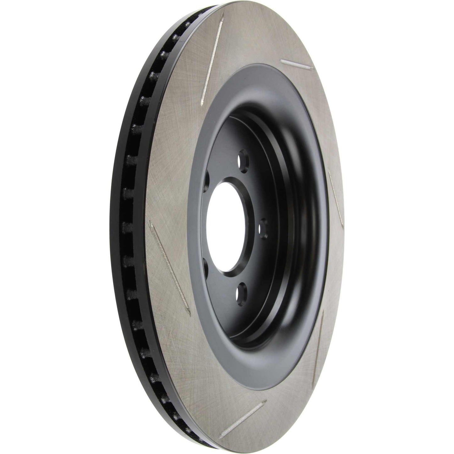 StopTech Sport Slot 15-18 Ford Mustang Rear Left Cryo Slotted Brake Rotor 126.61109CSL