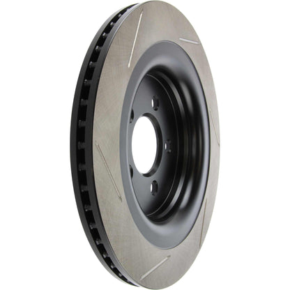 StopTech Sport Slot 15-18 Ford Mustang Rear Left Cryo Slotted Brake Rotor 126.61109CSL